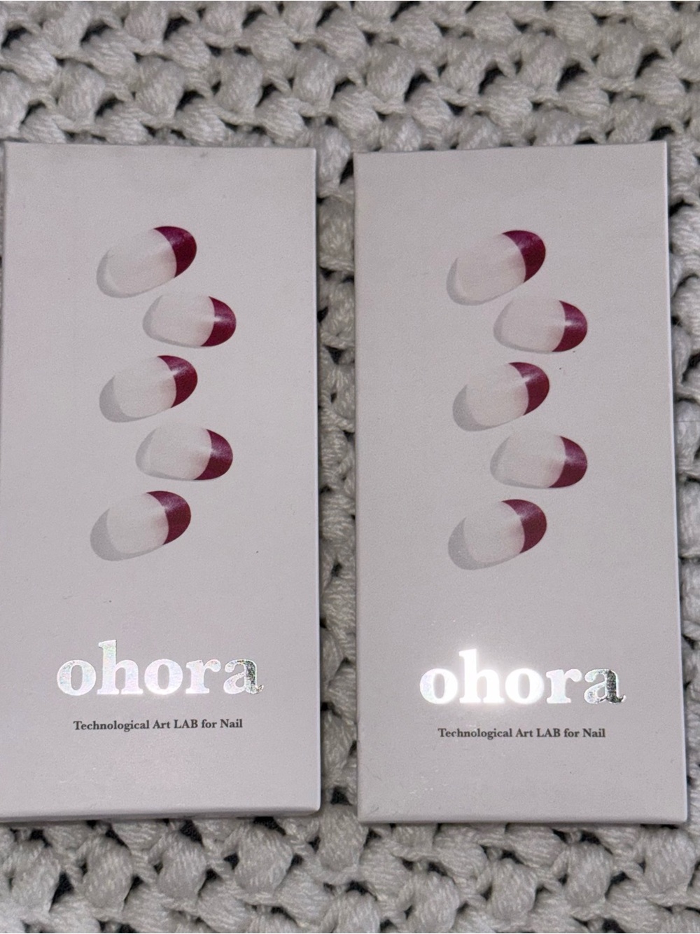 2 sets of Ohora N Santa Baby Nails